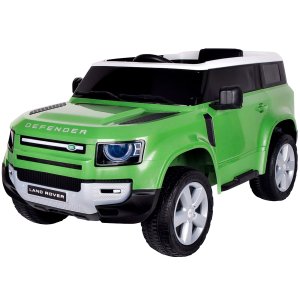 Mini Carro Elétrico Infantil Land Rover Defender Bateria 12v Verde Motorizado Importway Bw-271vd Bw-
