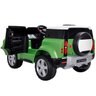 Mini Carro Elétrico Infantil Land Rover Defender Bateria 12v Verde Motorizado Importway Bw-271vd Bw- - 6