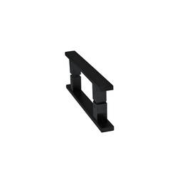 Puxador para Porta Barra Chata Aço Inoxidavel 30cm Preto - 3