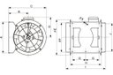 Ver imagem 4 de Exaustor p/Banheiro Helicocentrifugo InLine Mod: TD4000/355 S&P - 110V