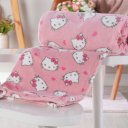 Ver imagem 4 de Manta com Naninha Coral Fleece Turma da Hello Kitty 75x100cm Hello Kitty Pink