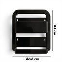 Ver imagem 7 de Prateleira Porta Shampoo Organizador Banheiro Multiuso Preto