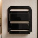 Ver imagem 1 de Prateleira Porta Shampoo Organizador Banheiro Multiuso Preto
