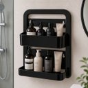 Ver imagem 6 de Prateleira Porta Shampoo Organizador Banheiro Multiuso Preto