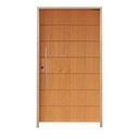 Ver imagem 2 de Porta Pivotante Belíssima 2 Batente 14 Puxador Tubo 60cm 120 x 210 Abertura Direita Marrom Rodam