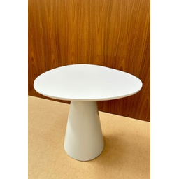 Mesa Lateral Cone Organica 51cm Branca - 3