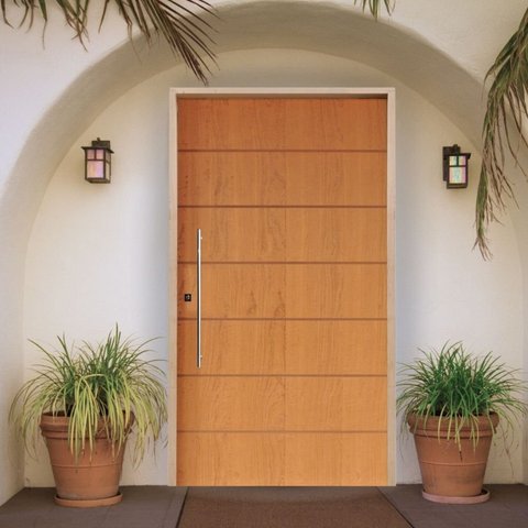 Porta Pivotante Belíssima 2 Batente 14 Puxador Tubo 60cm 120 X 210  Abertura Esquerda