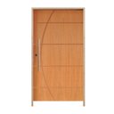 Ver imagem 2 de Porta Pivotante Belíssima 5 Padrão Imbuia Batente 14 Puxador Tubo 60cm 102 X 210 Direito