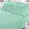 Jogo de Lençol Casal Linha Charme Cama Box 3 Peças Verde - 3
