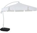 Ver imagem 5 de Ombrelone Sombreiro Luxo Bel Buzios 3 Metros Branco Reclinavel & Giratório 360 + Base em Abs 50l:bra