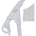 Ver imagem 6 de Ombrelone Sombreiro Luxo Bel Buzios 3 Metros Branco Reclinavel & Giratório 360 + Base em Abs 50l:bra