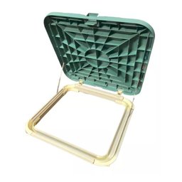 Tampa de Casa de Maquina para Piscina Sodramar - 1m X 1m - Verde - 2