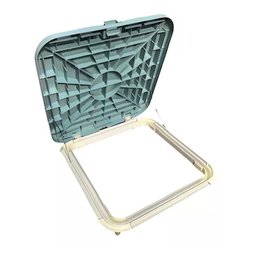 Tampa de Casa de Maquina para Piscina Sodramar - 1m X 1m - Verde - 3