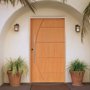 Porta Pivotante Belíssima 6 Padrão Batente 14 Puxador Tubo 60cm 140 X 210 Esquerdo