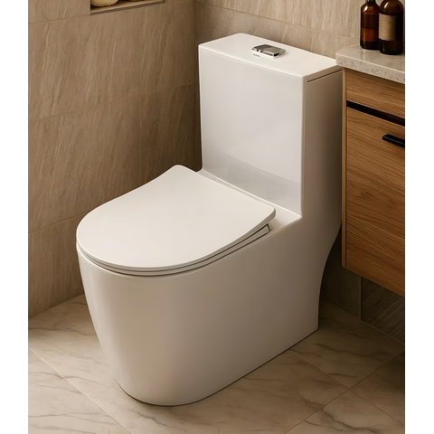Vaso Sanitário Monobloco Cerâmica Branco Smart Majestique