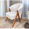 Pufe Poltrona Luxuosa Ibiza Tecido Courano Bruma  Premium Sala - 2