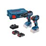 Parafusadeira Bat. Bosch 18v Gsb18v-50+gdx18v-200 (combo)02b - 2
