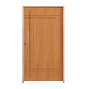 Ver imagem 2 de Porta Pivotante Belíssima Imbuia 9 Padrão Batente 14 Puxador Tubo 60cm 102 X 210  Abertura Direita