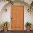 Ver imagem 1 de Porta Pivotante Belíssima 9 Padrão Batente 14 Puxador Tubo 60cm 110 x 210 Abertura Direita Marrom Rodam