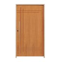 Ver imagem 2 de Porta Pivotante Belíssima Imbuia 9 Padrão Batente 14 Puxador Tubo 60cm 120 X 210 Direito