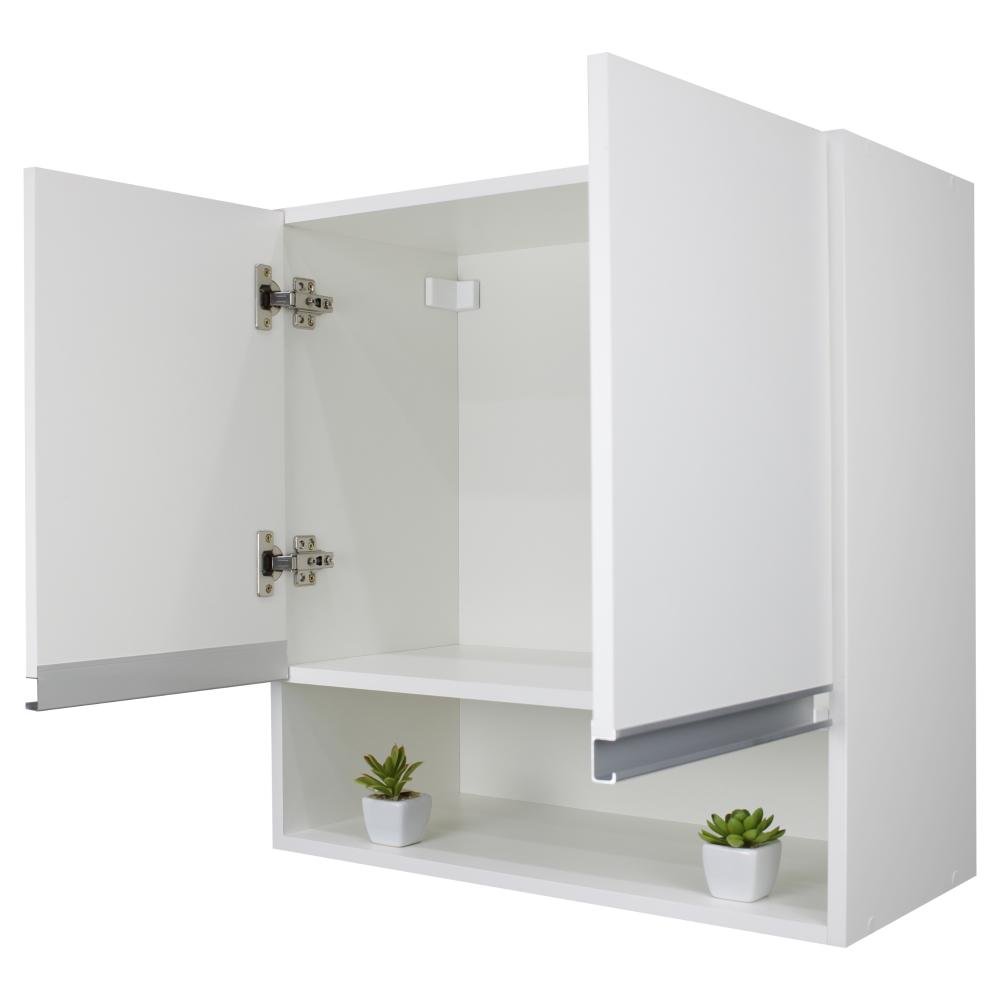 Armário Aéreo Multiuso 2 Portas 60cm com Nicho 100% Mdf - 4