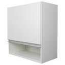 Ver imagem 1 de Armário Aéreo Multiuso 2 Portas 60cm com Nicho 100% Mdf