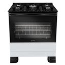 Ver imagem 1 de Fogão Mueller 5 Bocas Branco com Mesa de Vidro e Tripla Chama Mfv5bf