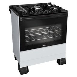 Fogão Mueller 5 Bocas Branco com Mesa de Vidro e Tripla Chama Mfv5bf - 2