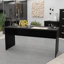 Ver imagem 2 de Conjunto 3 Peças com Escrivaninha, Gaveteiro Pasta Suspensa e Armário Multiuso Baixo Preto