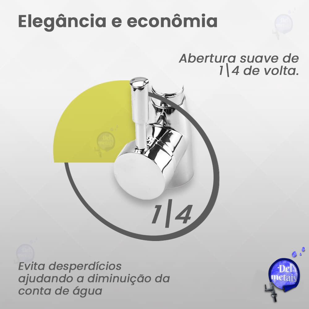 Ver imagem 4 de Torneira Gourmet para Pia Cozinha Parede Luxo Del Metais