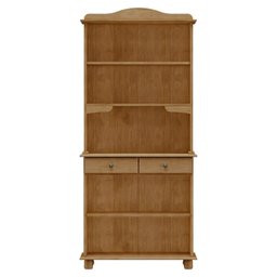 Cristaleira Rústica em Madeira Maciça 2+2 Portas para sala de Jantar Linha Rubi - 5