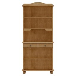 Cristaleira Rústica 100% Madeira Maciça 4 Portas para sala de Jantar Linha Rubi - 5