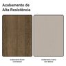 Guarda-Roupa Casal com Pés 6 Portas Batentes com Espelho Netuno Madesa - 12
