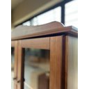 Ver mais imagens de Cristaleira Rústica 100% Madeira Maciça 4 Portas para sala de Jantar Linha Rubi