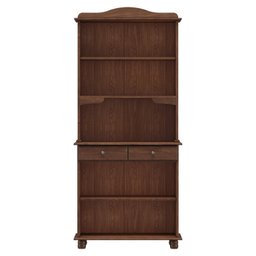 Cristaleira Rústica em Madeira Maciça 2+2 Portas para sala de Jantar Linha Rubi - 5