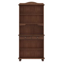Cristaleira Rústica 100% Madeira Maciça 4 Portas para sala de Jantar Linha Rubi - 5