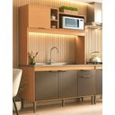 Ver imagem 7 de Cozinha Elegance Compacta 4 Portas 1 Gaveta Nicho Micro