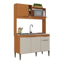 Ver imagem 3 de Cozinha Elegance Compacta 4 Portas 1 Gaveta Nicho para Micro