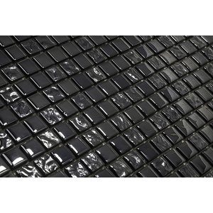 Pastilha de Vidro 30x30 com Pedras Naturais e Metais Cristal Fit