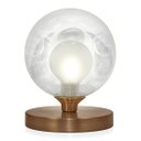 Ver imagem 2 de Kit 2 Luminárias de mesa Globo Harmony NewCobre Base Redonda