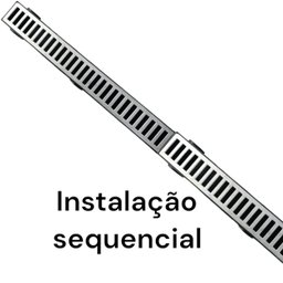 Ralo Borda Piscina Varanda 6x50 Alumínio kit 5 metros lineares - 3