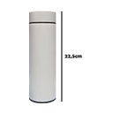 Ver imagem 6 de Garrafa Térmica Aço Inox com Termômetro Digital Led 500ml Branco