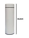 Ver imagem 6 de Garrafa Térmica Aço Inox com Termômetro Digital Led 500ml Branco