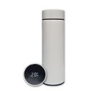 Ver imagem 1 de Garrafa Térmica Aço Inox com Termômetro Digital Led 500ml Branco