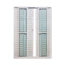 Ver imagem 3 de Porta Balcão de Alumínio Branco 6 Folhas 210x160 com Fechadura Linha 25