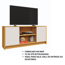 Ver imagem 4 de Rack para Sala de Estar TV até 60 Polegadas com Nicho Life - Nature/Off