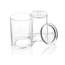 Ver imagem 2 de Conj 3 Organizador Acrílico Porta Algodão Cotonete Maquiagem SB MULTIUSO