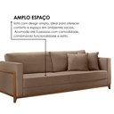 Ver imagem 7 de Sofá 3 Lugares Paris Veludo 1,94M