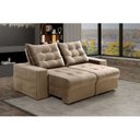 Ver imagem 1 de Sofá Retrátil e Reclinável 2 Lugares Pará Suede