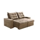 Ver imagem 2 de Sofá Retrátil e Reclinável 2 Lugares Pará Suede